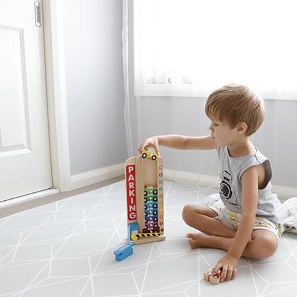 Melissa & doug stack & count parking garage online