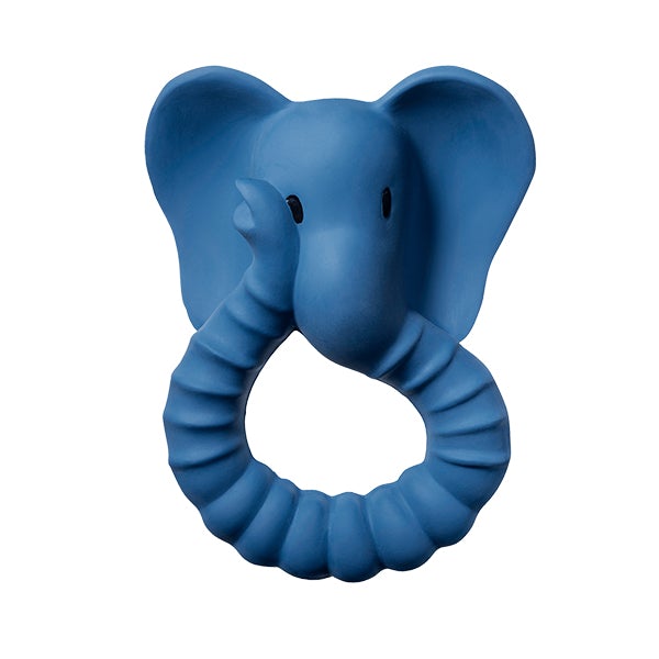 Natruba Teether Elephant Blue | Natural Baby Elephant Teether | Lucas ...