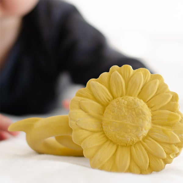 Teether Sunflower yellow | Natruba