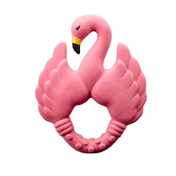 Natruba Teether Flamingo | baby flamingo teether |  Sweet baby gifts 