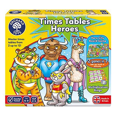 Orchard Toys Times Tables Heroes | Lucas loves cars