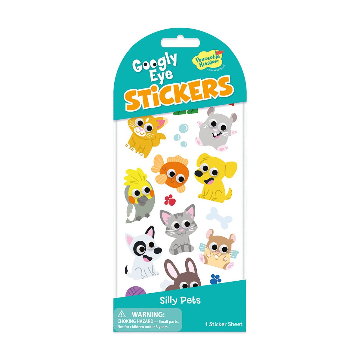Stickers Googly Eyes Pets | Peaceable Kingdom