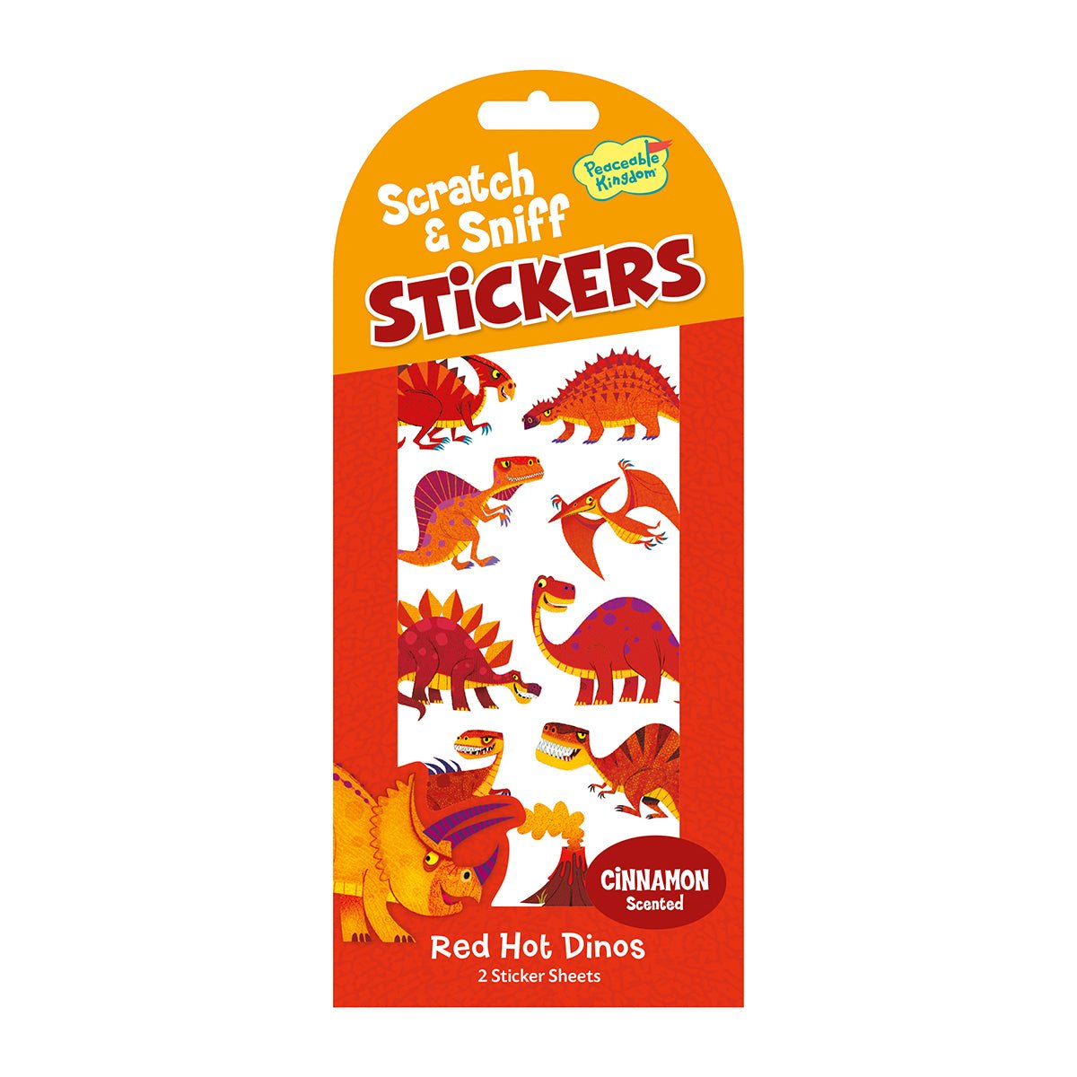 Stickers Scratch Sniff Dinosaurs | Peaceable Kingdom