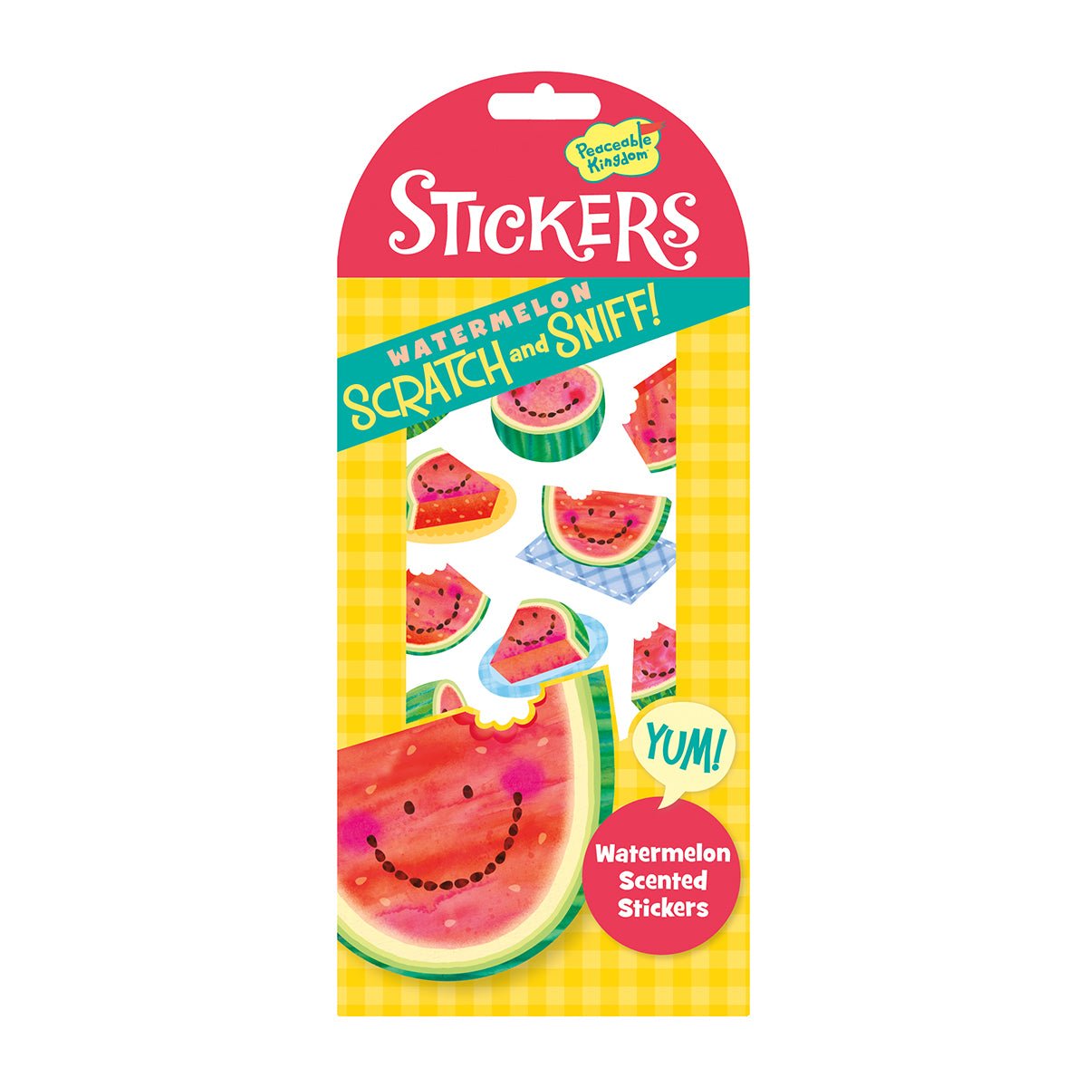 Stickers Scratch Sniff Watermelon | Peaceable Kingdom