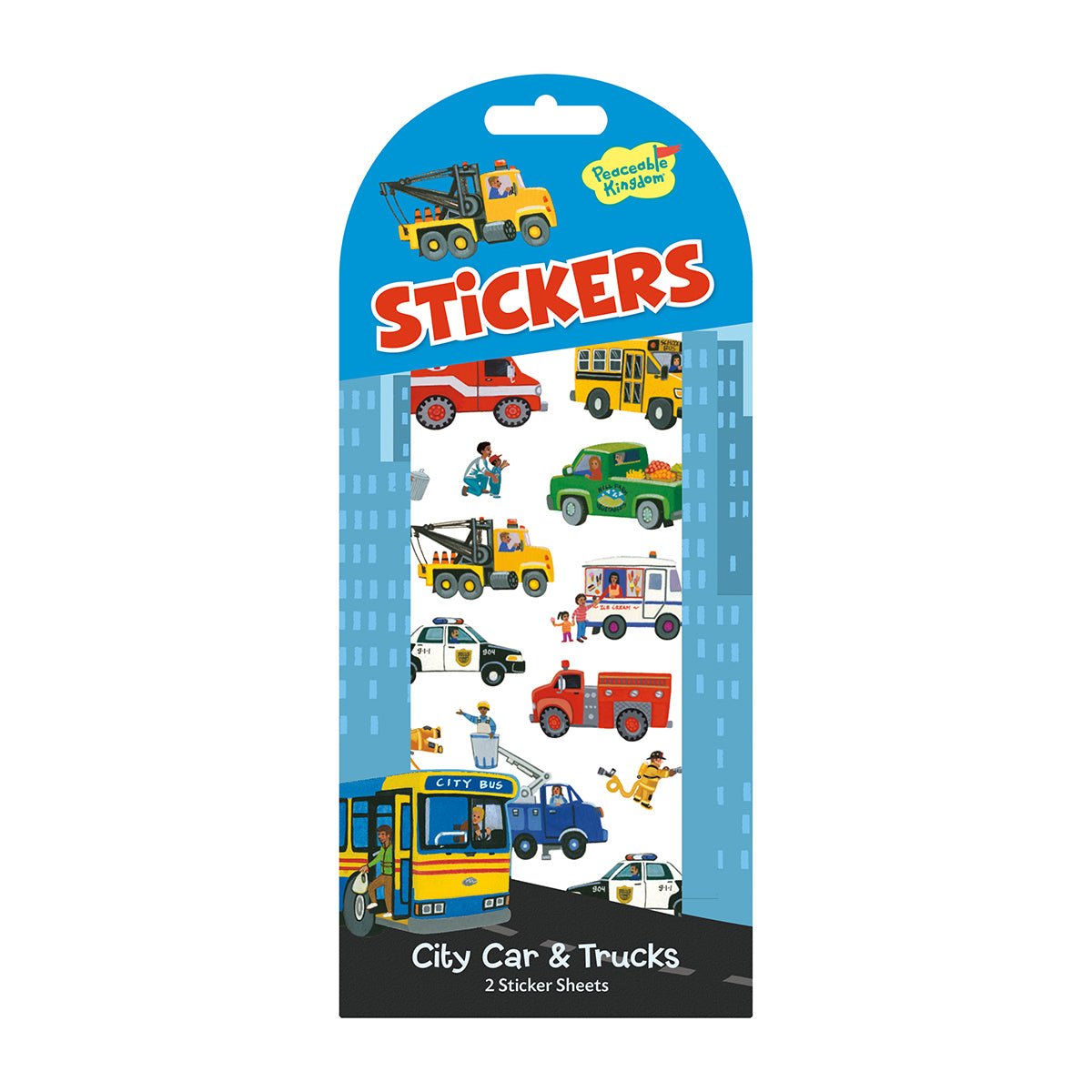 Stickers City vehicles | Peaceable Kingdom