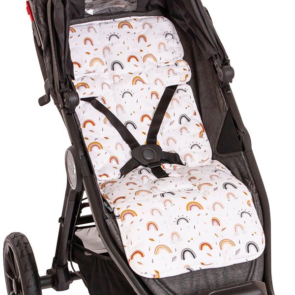 Pram Liner Rainbows | Washable pram liner – Lucas loves cars