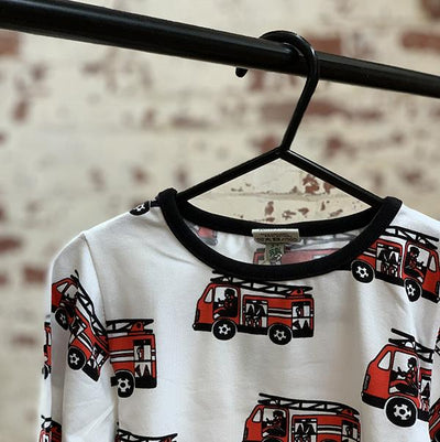 Smafolk Fire Truck LS t-shirt