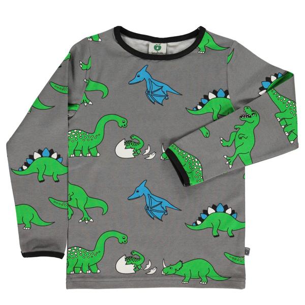 Smafolk organic cotton top | Dinosaur clothes | Lucas loves cars 