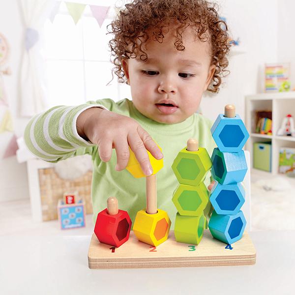 Hape toys counting stacker | Education toys | Lucas loves cars