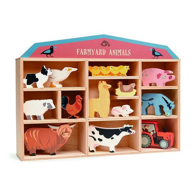 Tender Leaf Wooden Farmyard Shelf Set | Tender Leaf Toys