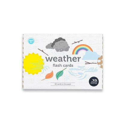 Flash Cards Weather | Two Little Ducklings