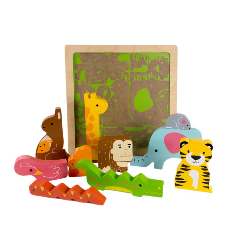 Wild Animal Chunky Puzzle | Kiddie Connect