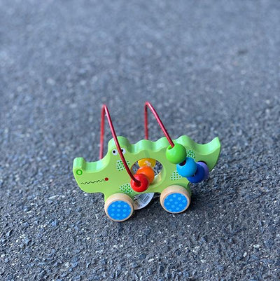 Wooden Animal Bead toys | toddler bead toy