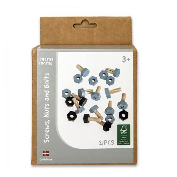 Astrup Wooden Tools Screws Nuts and Bolts | Astrup