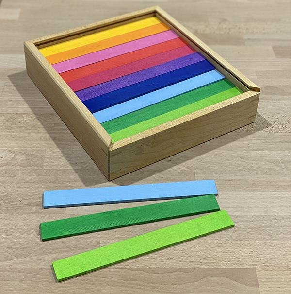  Bauspiel Coloured Rods | wooden building toys 