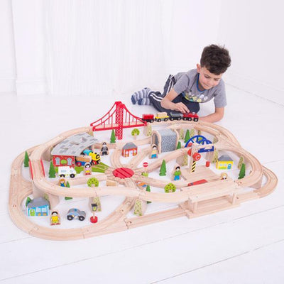 BigJigs Rail | Freight Train set | Wooden toys | Lucas loves cars