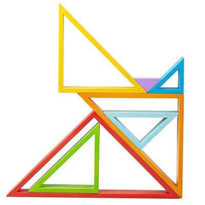 Wooden Stacking Triangles | BigJigs