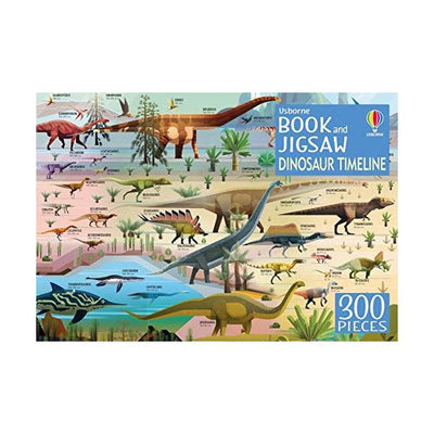 Jigsaw and Book Dinosaur Timeline | Usborne