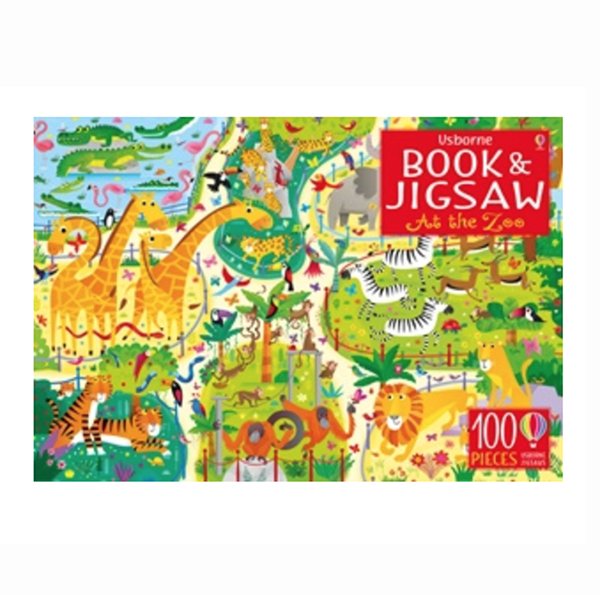 Jigsaw and Book Zoo | Usborne