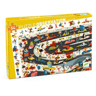 Djeco Observation Puzzle Car Rally | Djeco