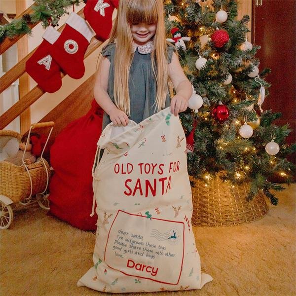 Old toys for Santa Sack | Petite Maison
