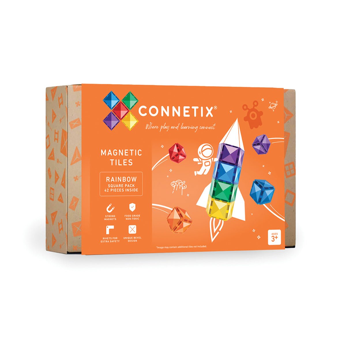 Connetix Tiles Square Expansion 42 | Connetix tiles