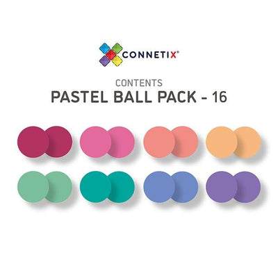 Connetix Tiles Wooden balls Pastel | Connetix tiles