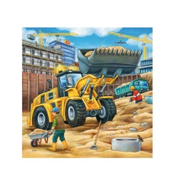 Construction Truck puzzle 3 x 49 pc | Ravensburger