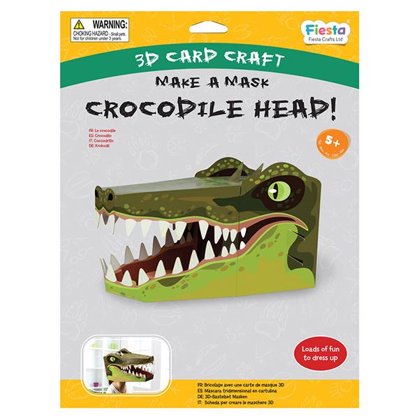 Fiesta Crafts 3D Mask Crocodile