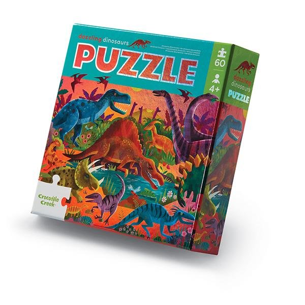 Foil Puzzle Dazzling Dinosaurs | Crocodile Creek