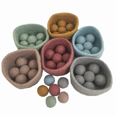 Papoose Earth Bowls and Balls set 5cm | Papoose