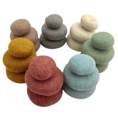 Papoose Earth Felt Pebbles | Papoose