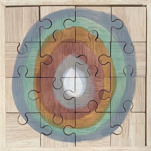 Papoose Earth Moon Puzzle | Papoose