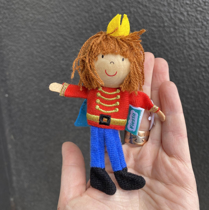 Burattini Da Dito Fiesta Crafts G-1025 In Tessuto E Legno, Personaggi Vari, Gioco Immaginativo Per Bambini