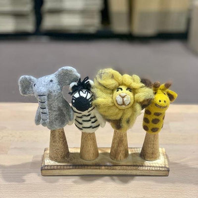 Papoose Finger Puppets African animals | Papoose