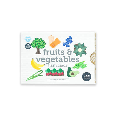 Flash Cards Fruit and Vegetables | Two Little Ducklings