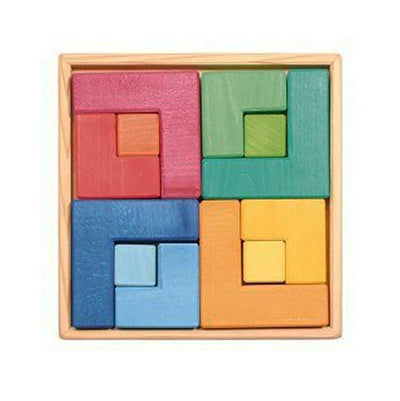 Grimms square puzzle | Grimms puzzle toys | Lucas loves cars