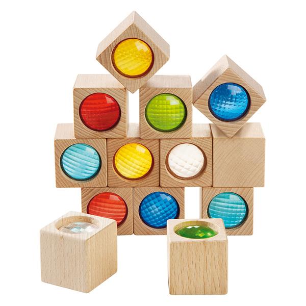 Haba Kaleidoscopic Blocks | stacking wooden blocks | Lucas loves cars 