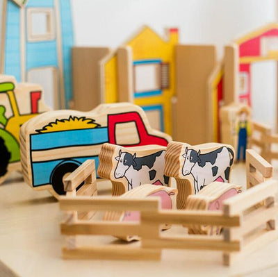 Freckled frog Happy Architects Farm | Farm animals toys 