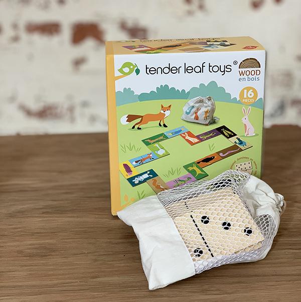 Head and Tails Dominoes game Tender Leaf Toys
