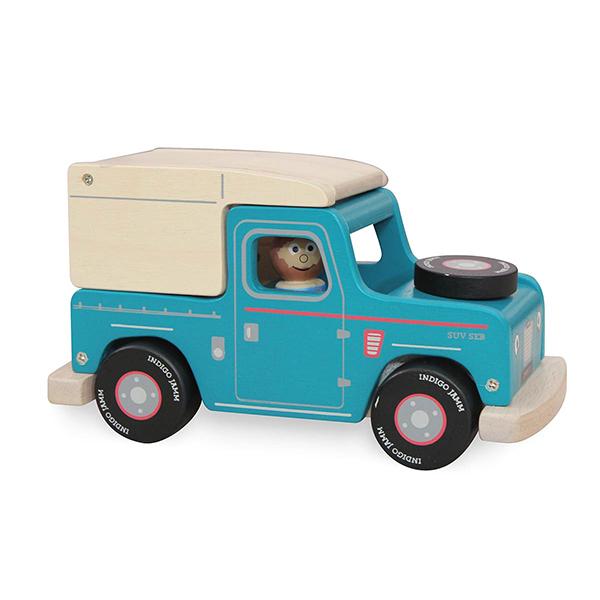 Indigo Jamm SUV Truck | 4WD wooden toy truck  
