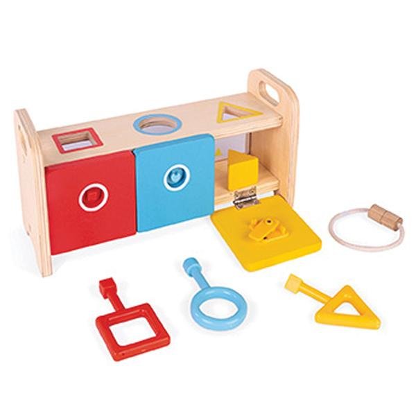 Janod Essentials Shape Box with Keys | Janod