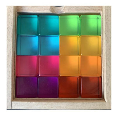 Papoose Lucite Cubes 16pc | Papoose