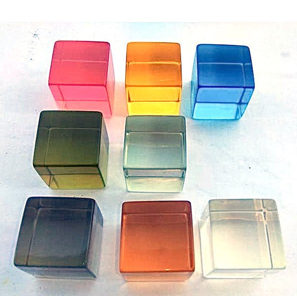 Papoose Lucite Cubes Earth | Papoose