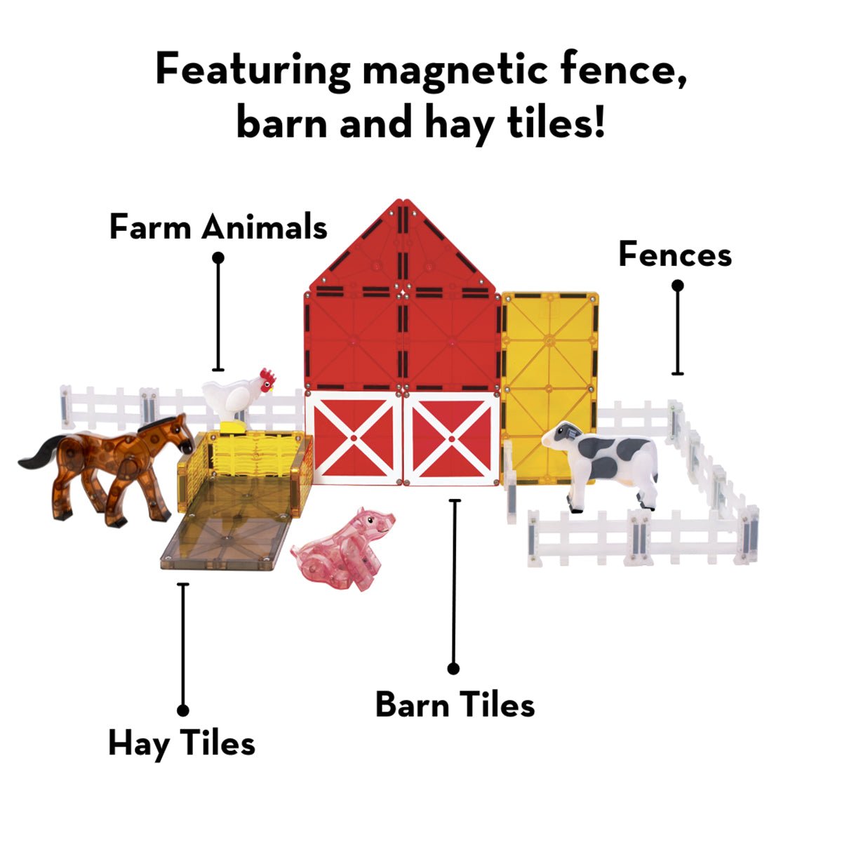 Magna Tiles Farm Animals | Magna Tiles