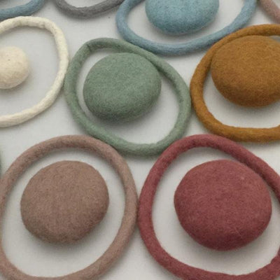 Papoose Earth Felt Pebbles | Papoose