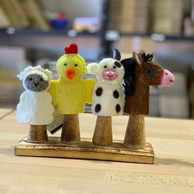 Papoose Finger Puppets Farm animals | Papoose