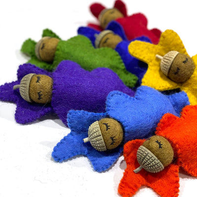 Papoose Rainbow Acorn Babies | Papoose