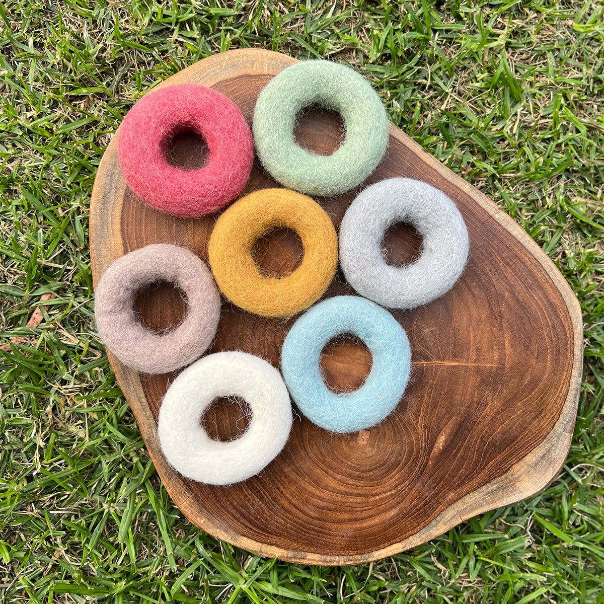 Papoose Earth Felt Doughnuts | Papoose