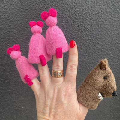 Papoose Finger Puppets 3 Little Pigs | Papoose